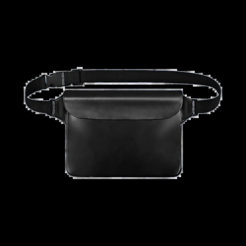 Pochette ceinture étanche pour smartphone et objets de valeur - Noir