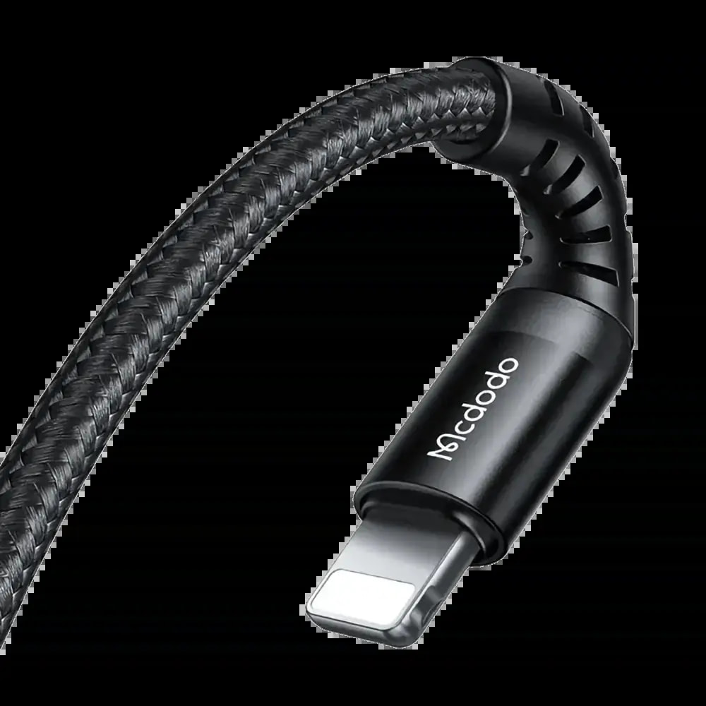 Câble Data USB-C vers Lightning Mcdodo 36W (1m) Noir - Vue 2