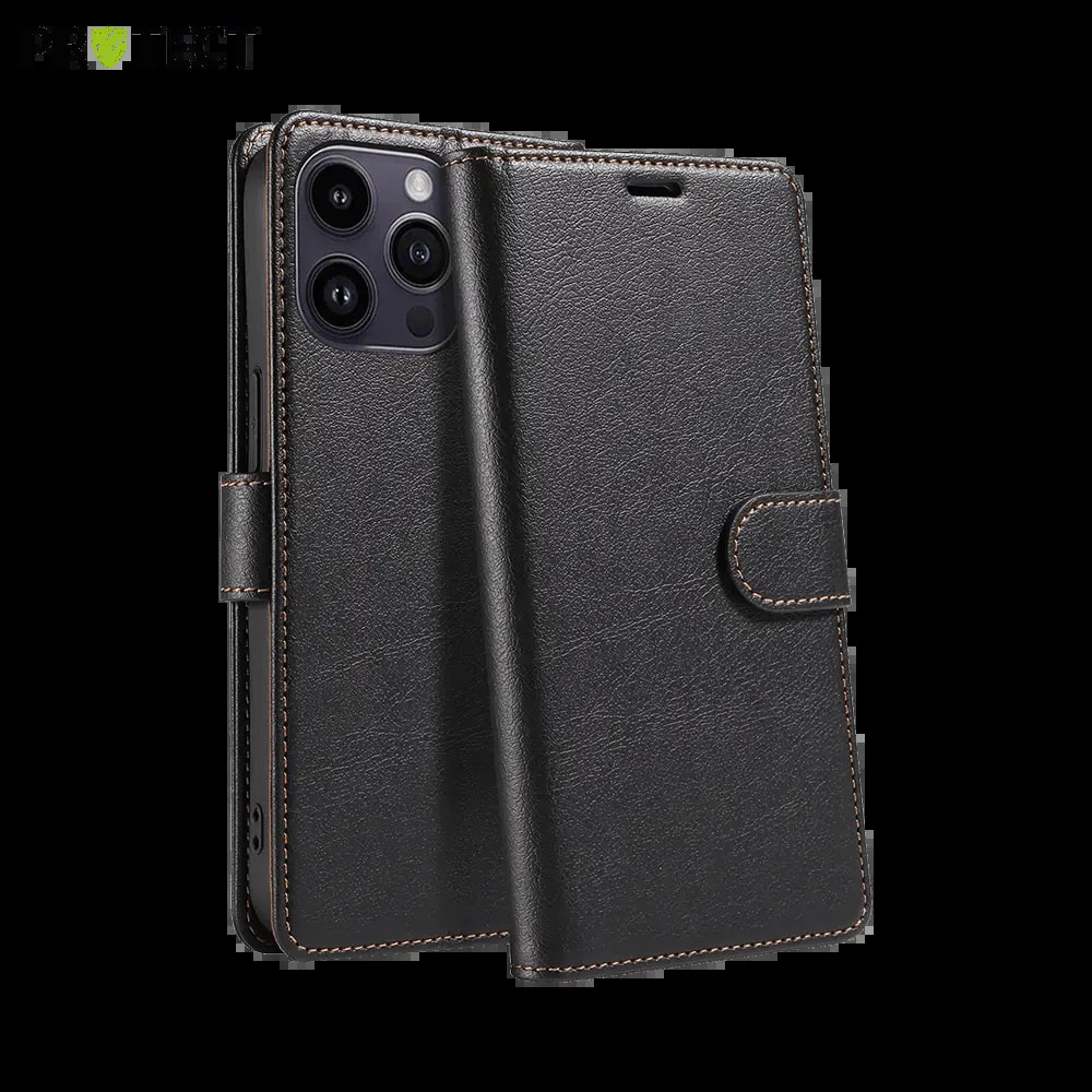 Housse folio anti-RFID iPhone 14 Pro Max - PROTECT IP011 Noir