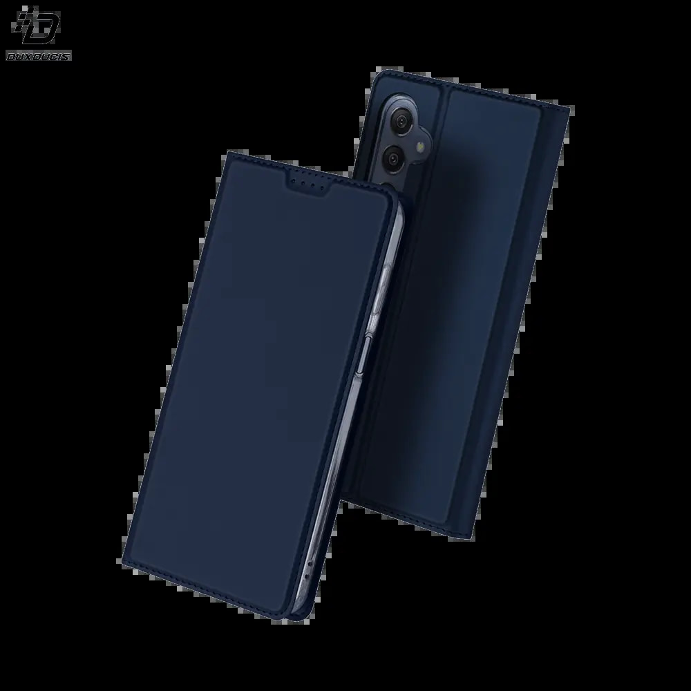 Housse folio Samsung Galaxy M34 5G porte-carte - Dux Ducis Skin Pro Bleu