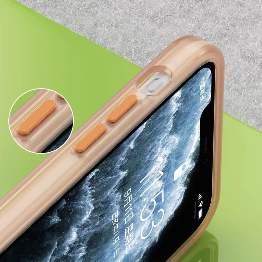 Coque MagSafe bi-matière iPhone 11 Pro Max - PROTECT MF-006 Orange - Vue 3