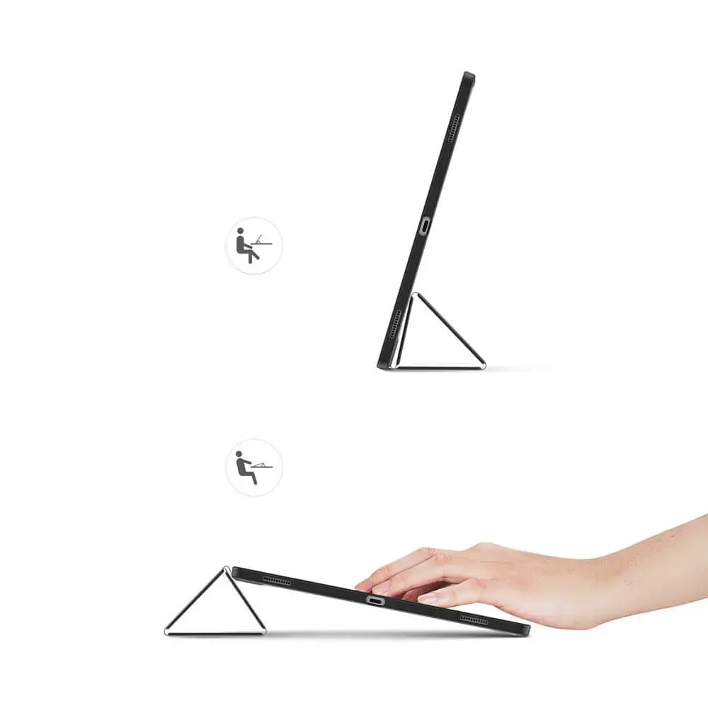 Housse folio Samsung Galaxy Tab S9 Ultra avec dos transparent & porte-stylet - Dux Ducis  Toby Rose - Vue 3