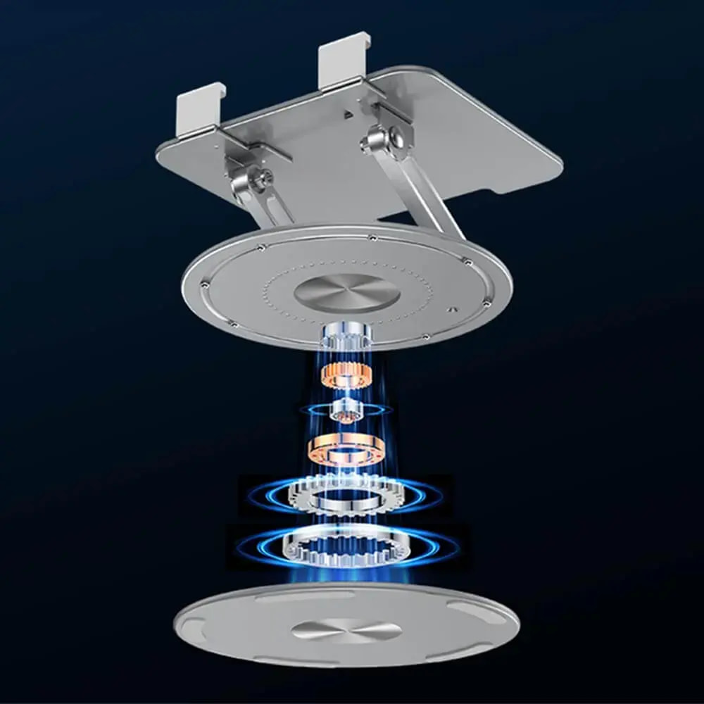 Support pour smartphone et tablette rotation 360° - Yesido C293 Argent - Vue 3