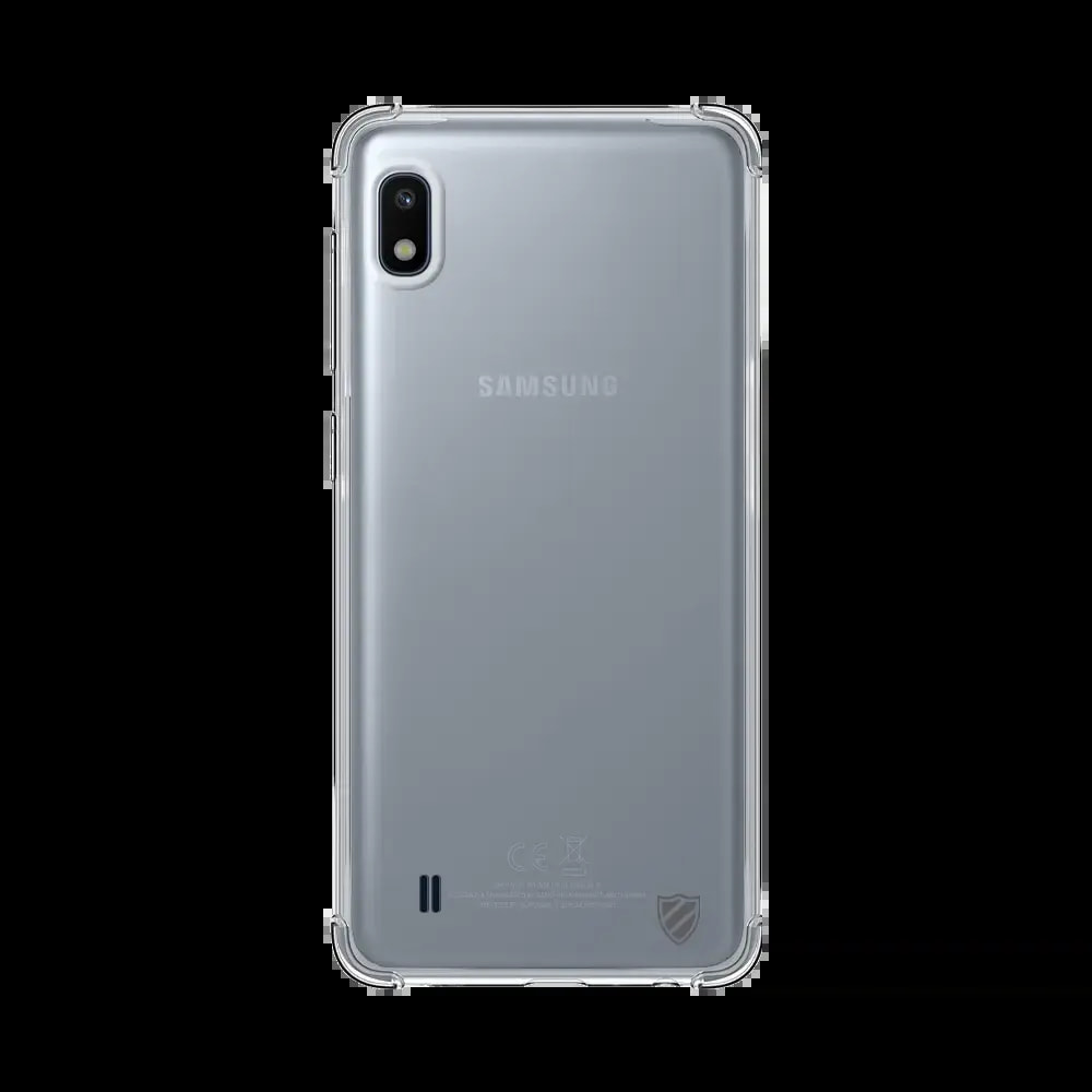 Coque antichoc renforcée silicone Samsung Galaxy A10 PROTECT - Transparent - Vue 2