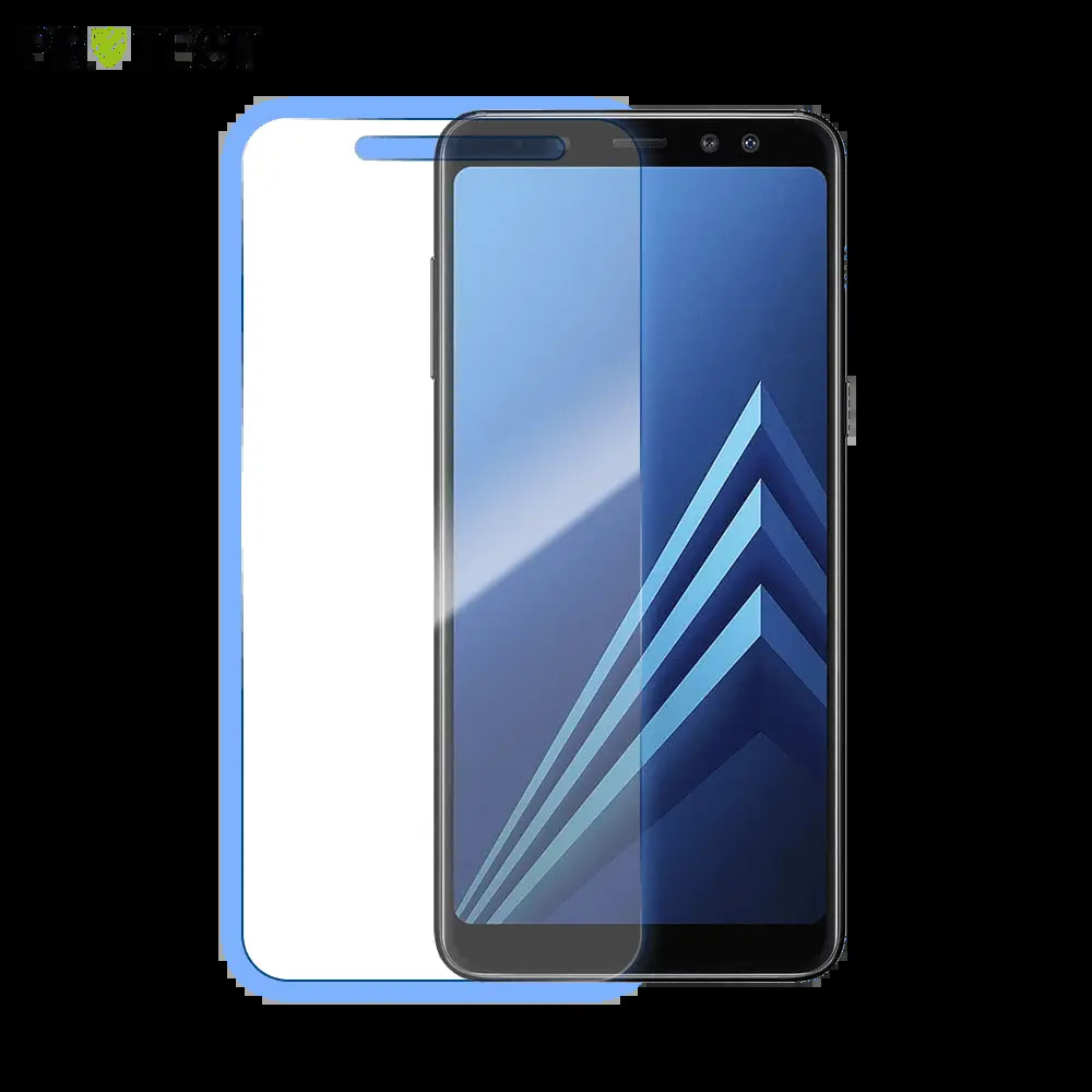 Verre trempé Samsung Galaxy A8 2018 protection écran 9H - PROTECT Transparent