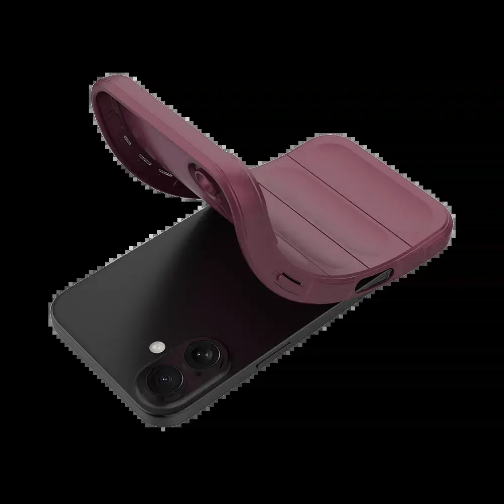 Coque de protection iPhone 16 Plus antichoc renforcée - PROTECT IX008 Prune - Vue 3