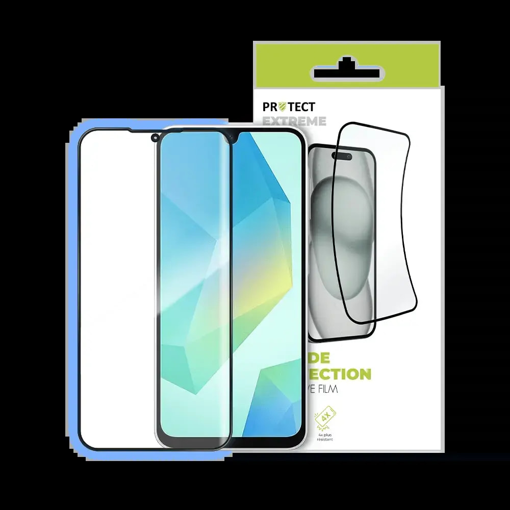 Film de protection extrême 7H – compatible Samsung Galaxy A16 5G / Galaxy A16 4G – PROTECT Transparent - Vue 3