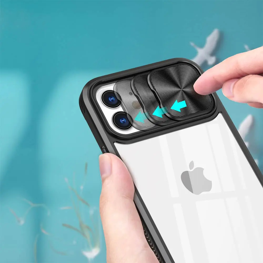 Coque iPhone 11 avec cache caméra - PROTECT IE027 Noir - Vue 3