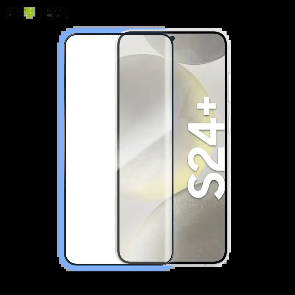 Verre trempé intégral Samsung Galaxy S24+ 5G protection écran 9H - PROTECT Noir