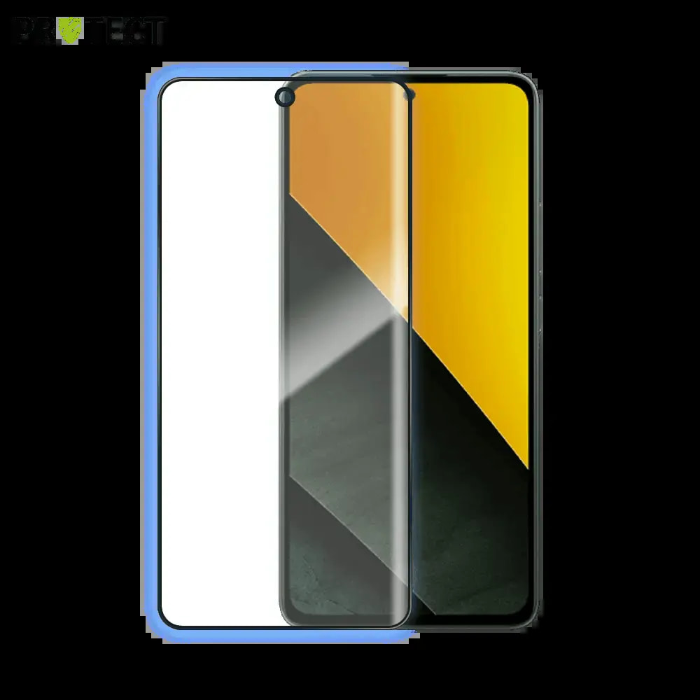 Verre trempé intégral 5D 9H – protection écran Xiaomi Poco M7 Pro 5G – PROTECT Noir