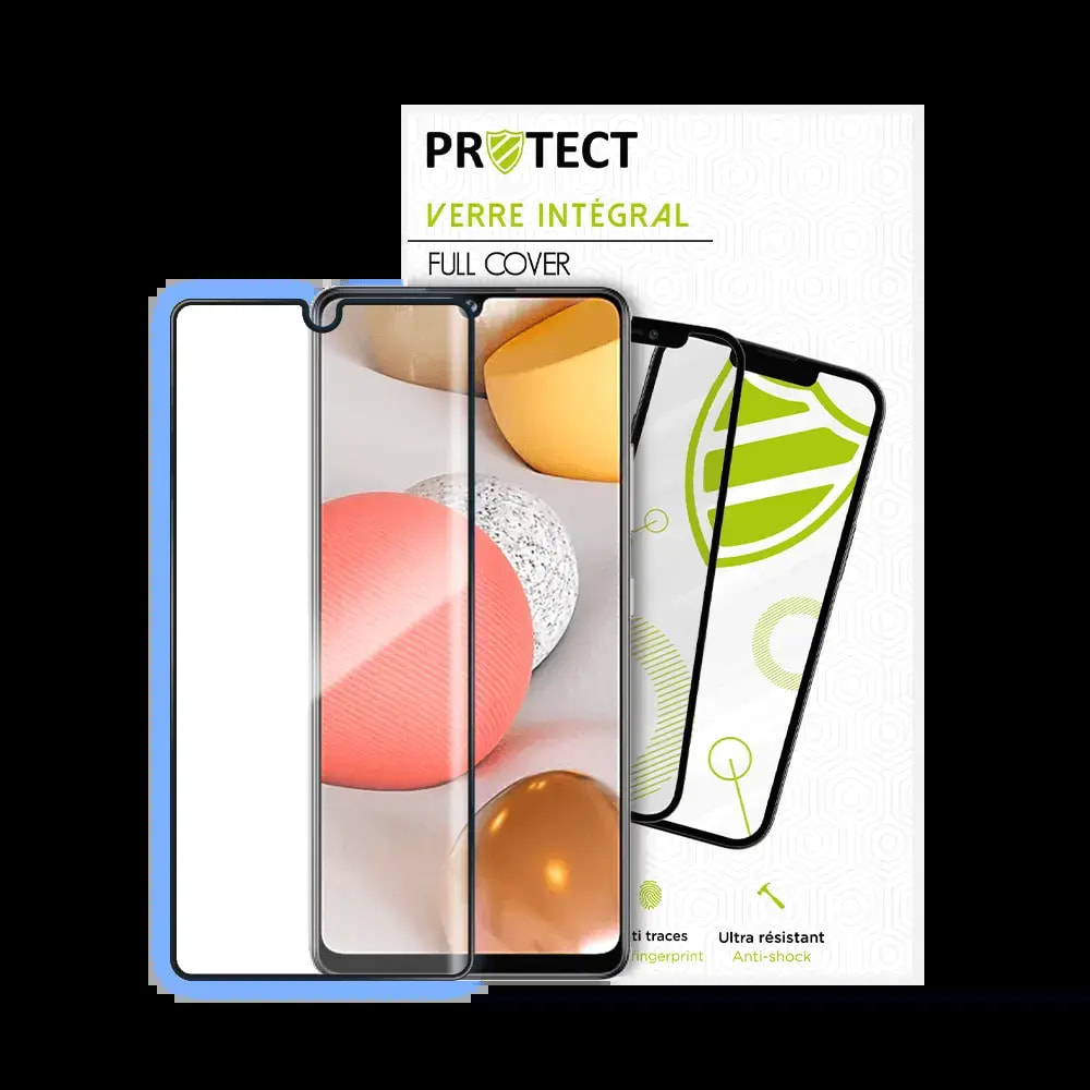 Verre trempé intégral Samsung Galaxy A42 5G protection écran 9H - PROTECT Noir - Vue 2
