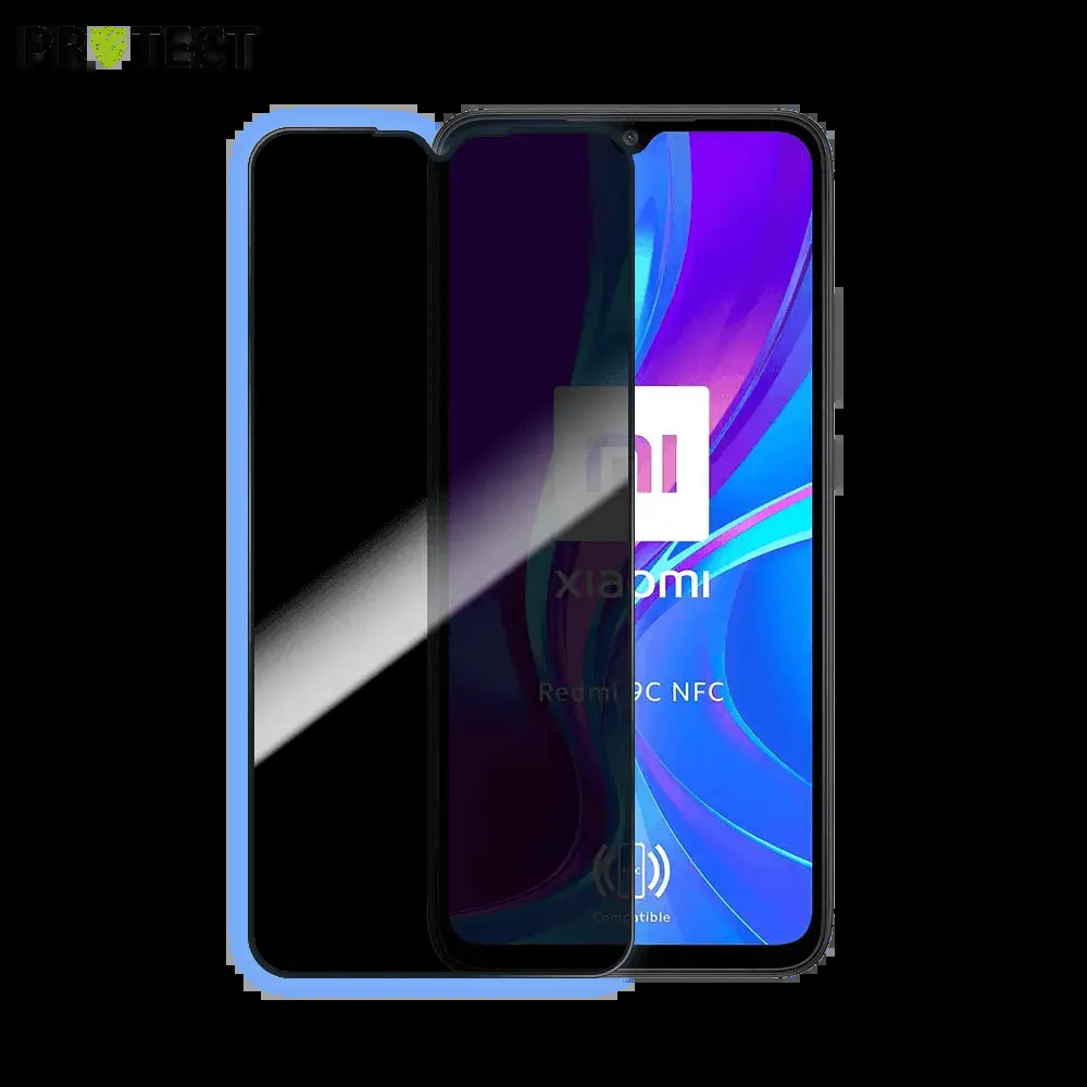 Verre trempé anti-espions Xiaomi Redmi 9C NFC protection écran 9H - PROTECT Transparent