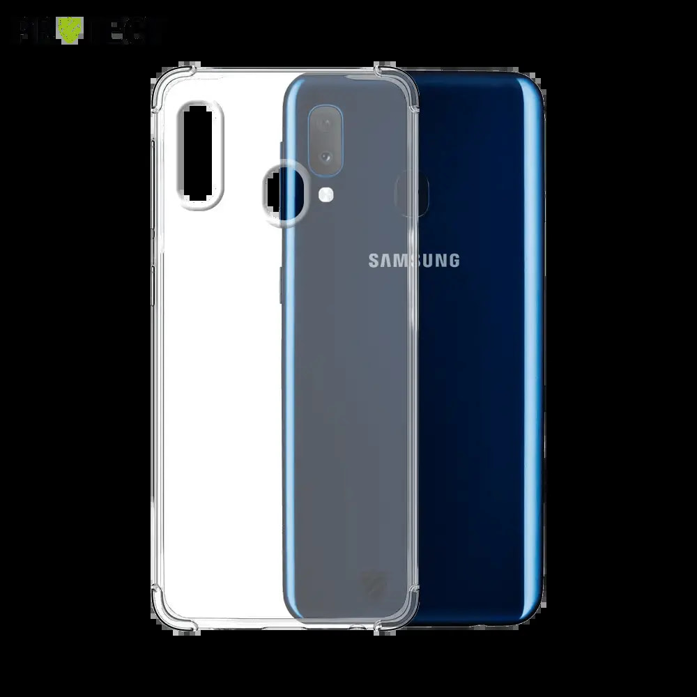 Coque antichoc renforcée transparente Samsung Galaxy A20e - silicone PROTECT