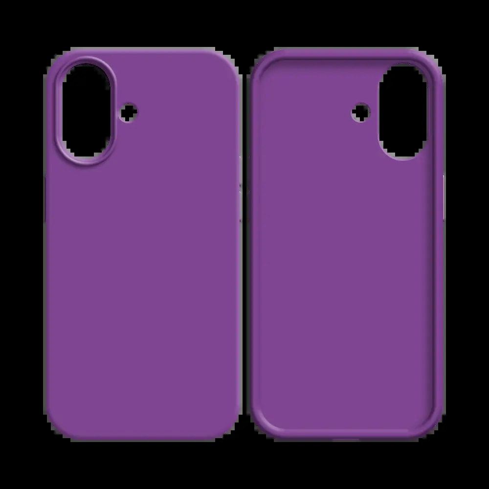 Coque silicone iPhone 16 Plus - Mauve - Vue 2