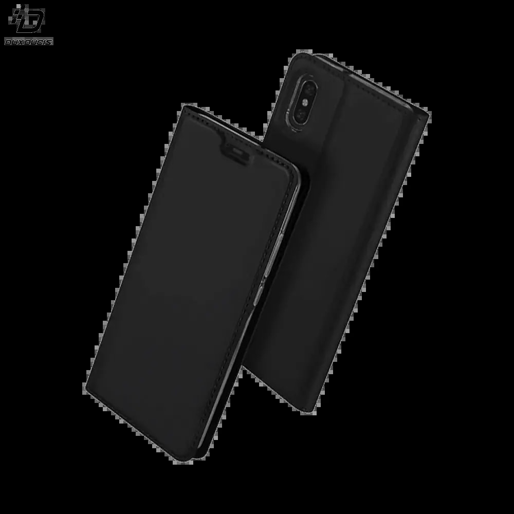 Housse folio Xiaomi Mi 8 Pro porte-carte - Dux Ducis Skin Pro Noir