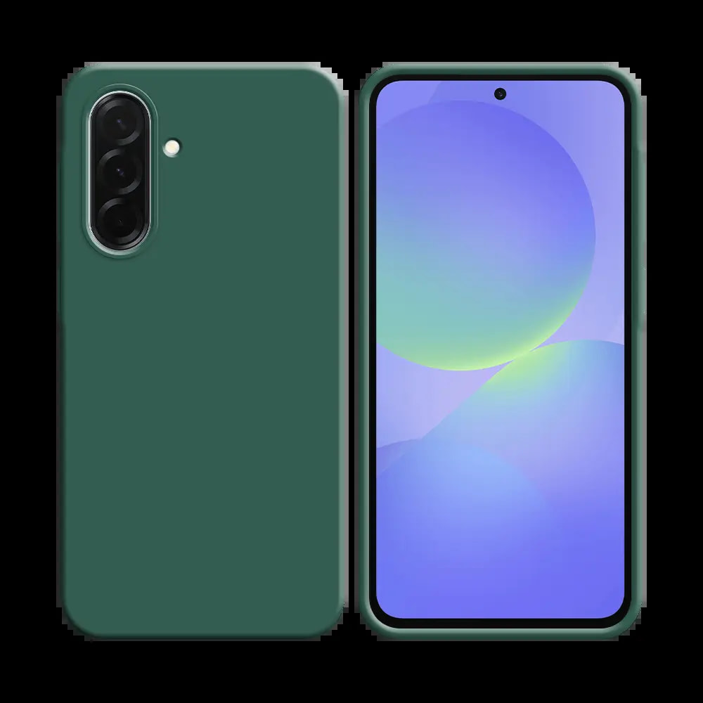 Coque silicone Samsung Galaxy A36 5G / A56 5G - Vert Foncé