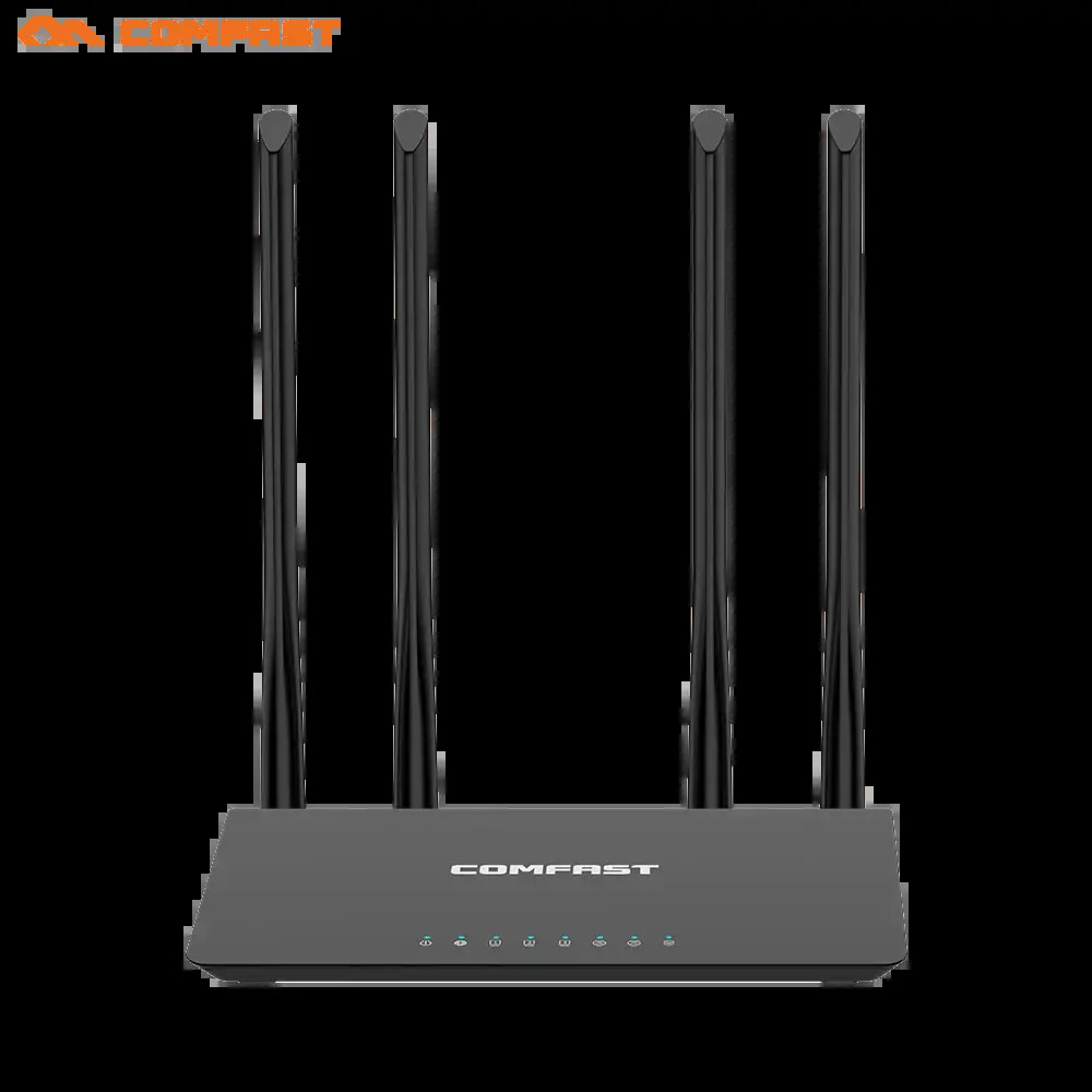 Routeur WiFi bi-bande AC1200 4 antennes – Comfast V2 CF-WR619AC