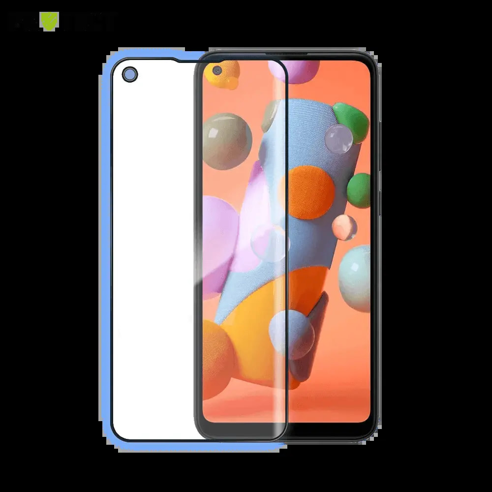 Verre trempé intégral Samsung Galaxy A11 protection écran 9H - PROTECT Noir