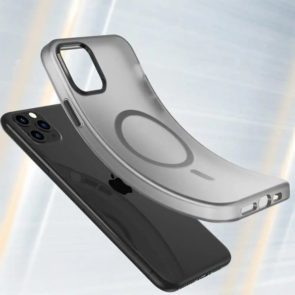 Coque MagSafe bi-matière iPhone 11 Pro - PROTECT MF-006 Noir - Vue 2