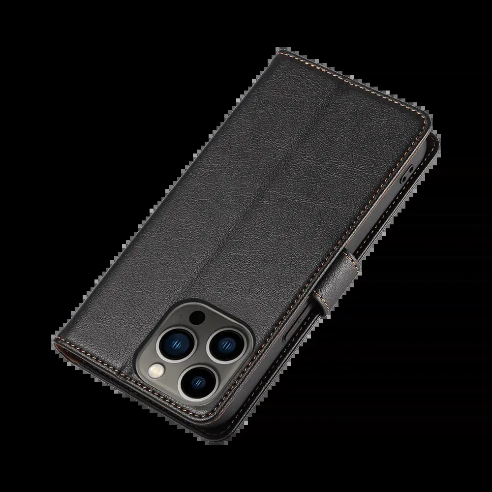 Housse folio anti-RFID iPhone 12 Pro Max – PROTECT IP011 Noir - Vue 6