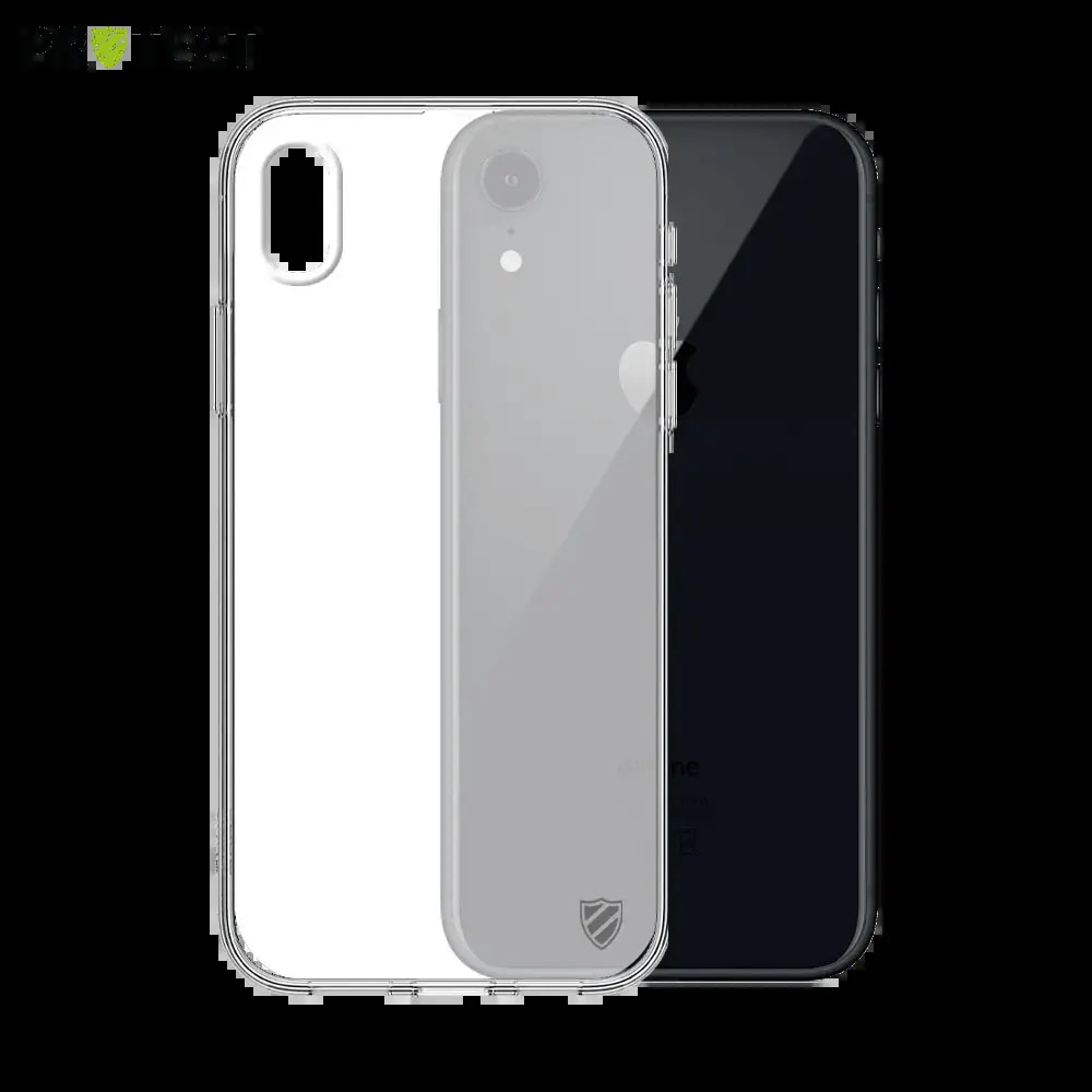 Coque antichoc renforcée transparente iPhone XR - silicone PROTECT