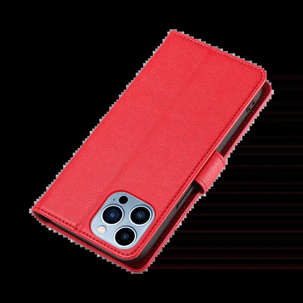 Housse folio anti-RFID iPhone 11 Pro Max – PROTECT IP011 Rouge - Vue 6