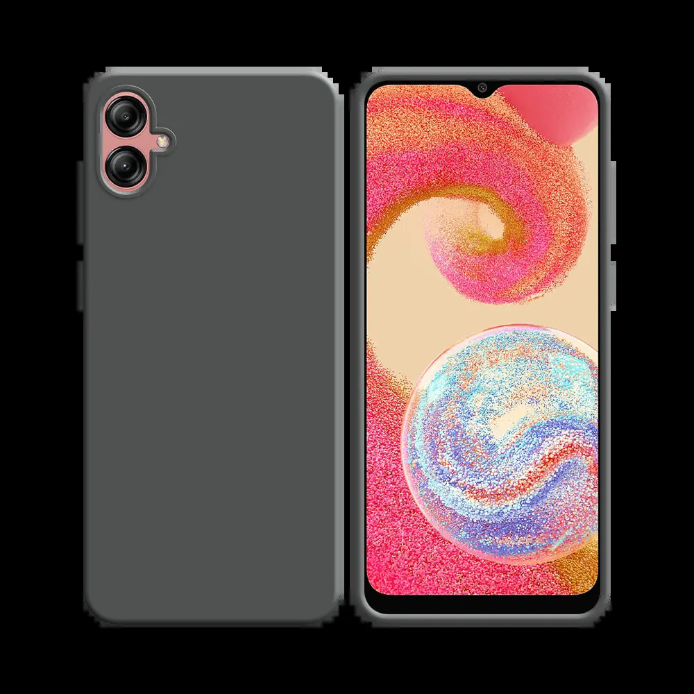 Coque silicone Samsung Galaxy A04e - Gris