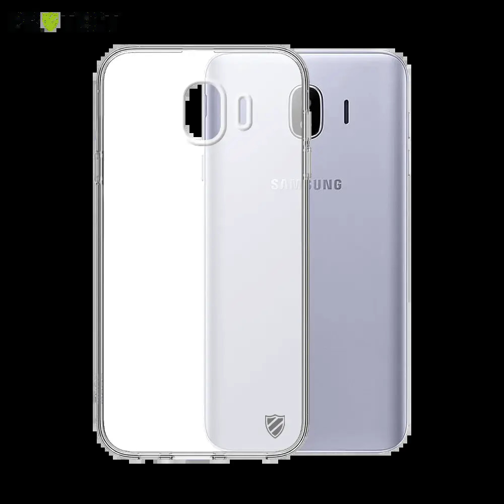 Coque Silicone PROTECT pour Samsung Galaxy J4 2018 J400 Transparent