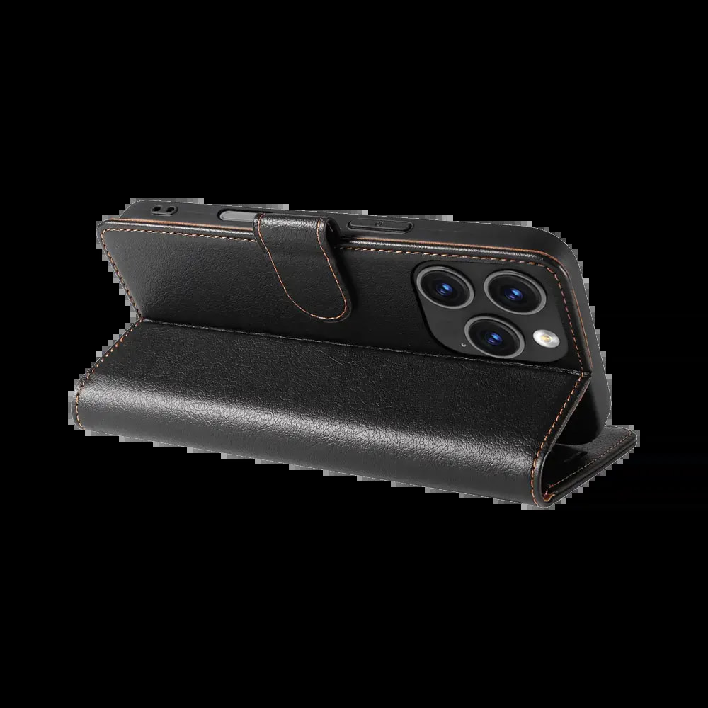 Housse folio anti-RFID iPhone 16 Pro – PROTECT IP011 Noir - Vue 2
