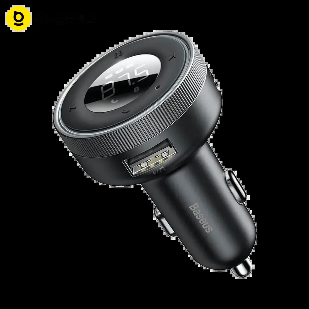 Transmetteur FM Bluetooth & Chargeur Voiture Baseus Noir