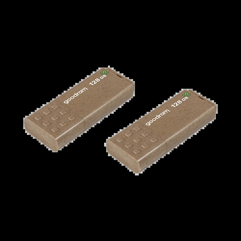 Lot de 2 clés USB 3.2 Gen1 128Go Goodram UME3 éco-friendly - Vue 2