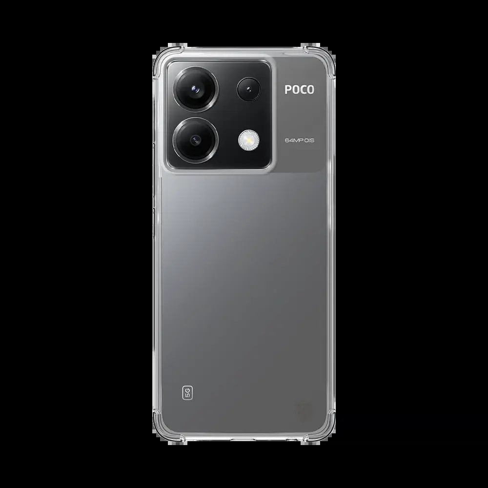 Coque antichoc renforcée transparent Xiaomi Redmi Note 13 Pro 5G / Poco X6 5G - silicone PROTECT - Vue 2