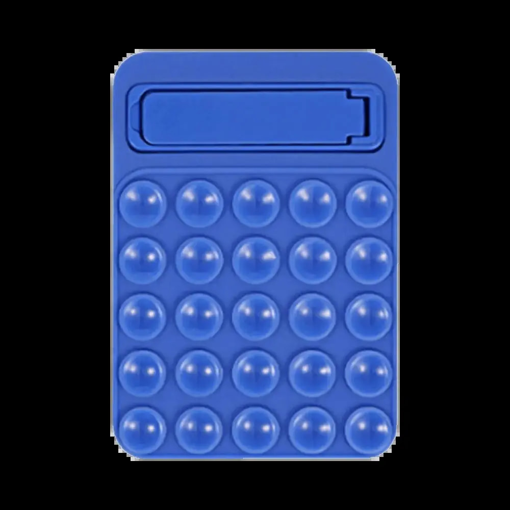 Support smartphone à ventouses silicone avec béquille intégrée - Bleu