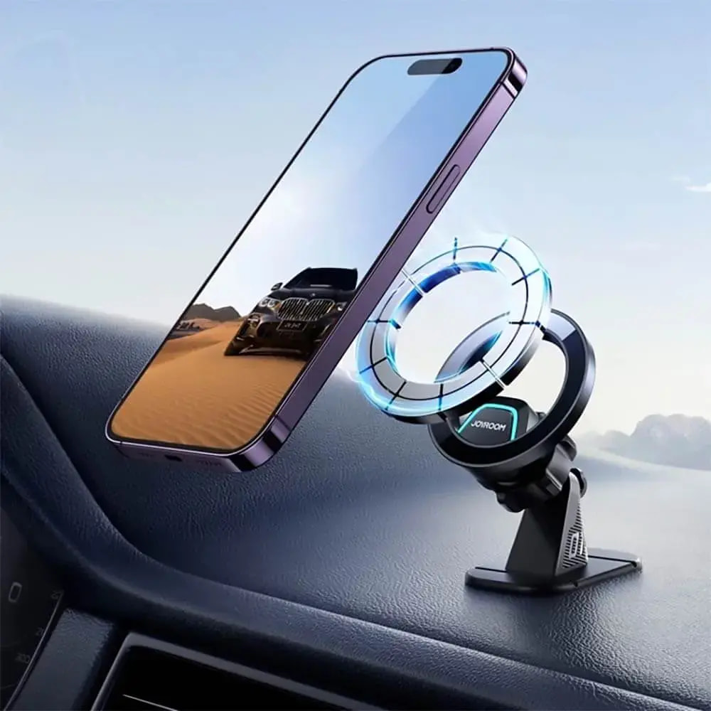 Support smartphone magnétique pour voiture - JOYROOM Noir - Vue 2