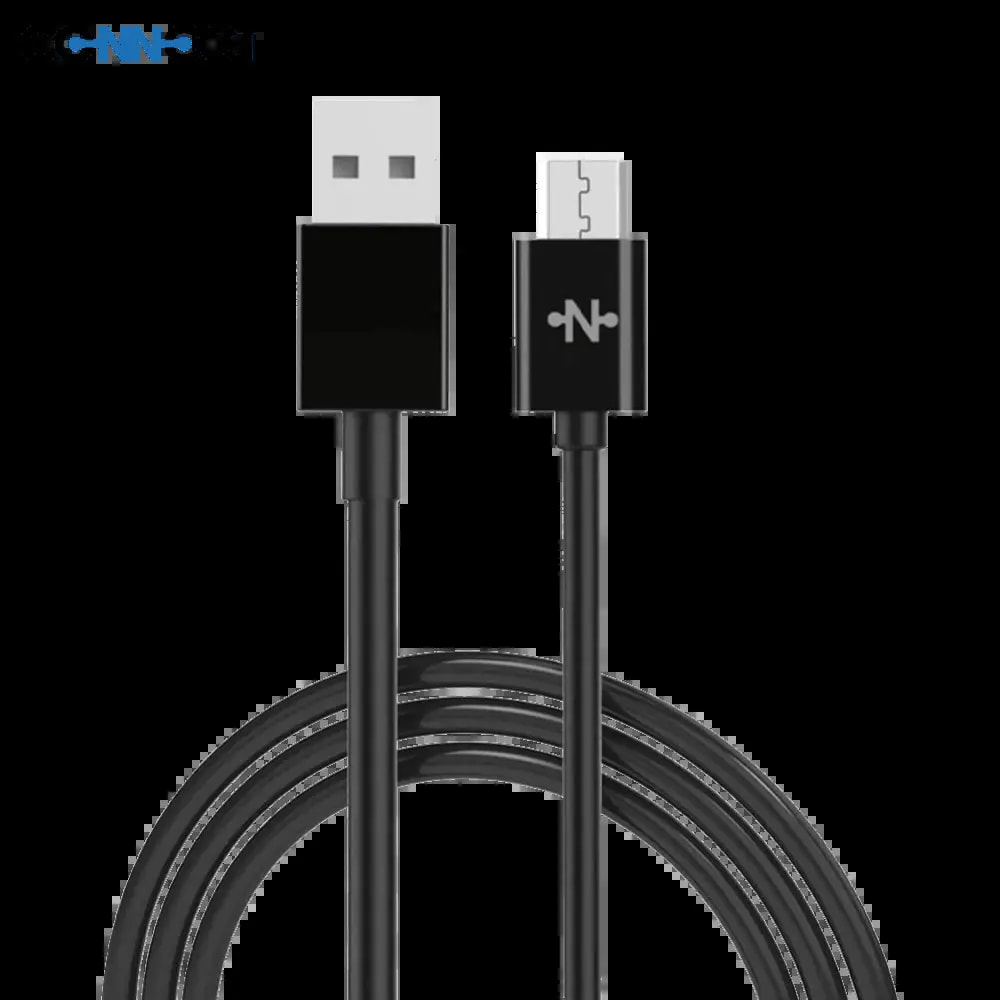 Câble Data USB vers Micro USB CONNECT (2m) Noir