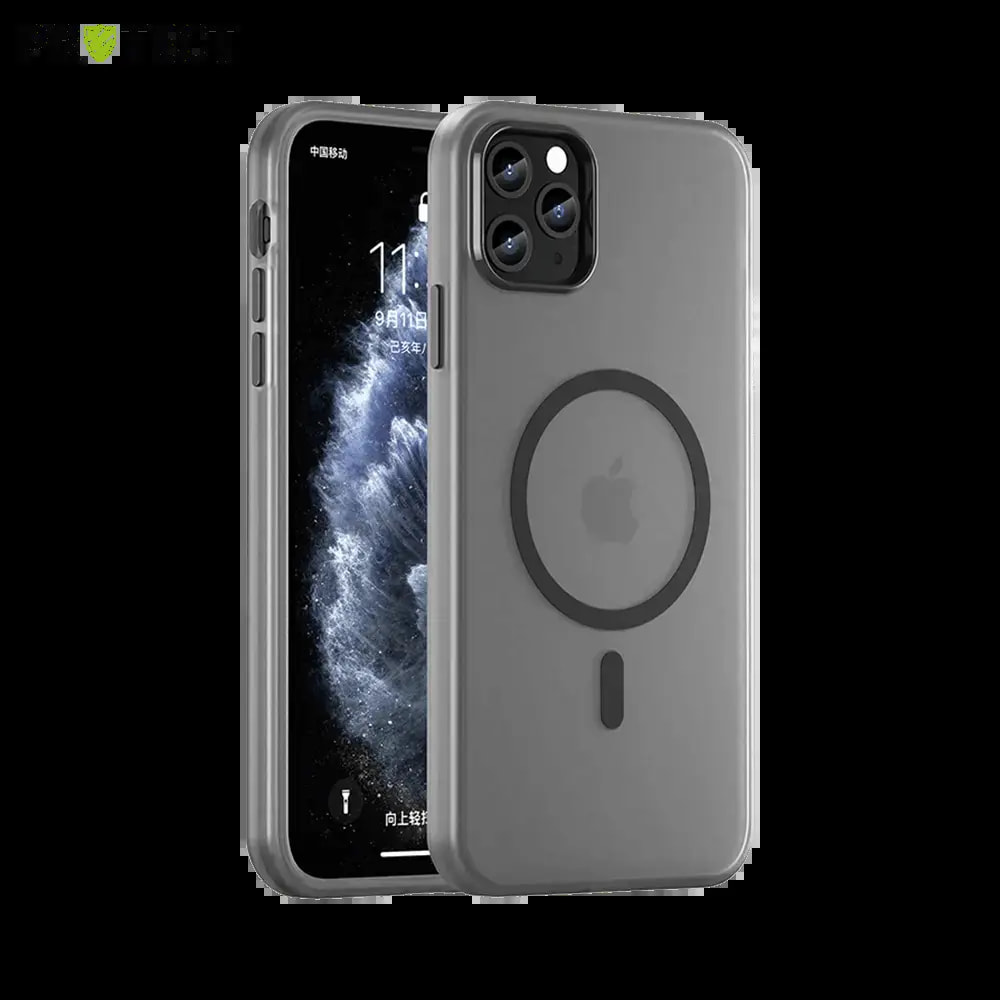 Coque MagSafe bi-matière iPhone 11 Pro - PROTECT MF-006 Noir