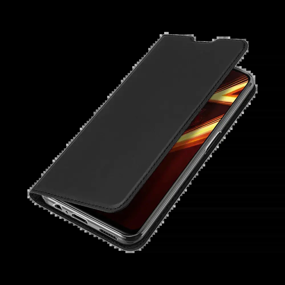 Housse folio Realme 6 Pro porte-carte - Dux Ducis Skin Pro Noir - Vue 3