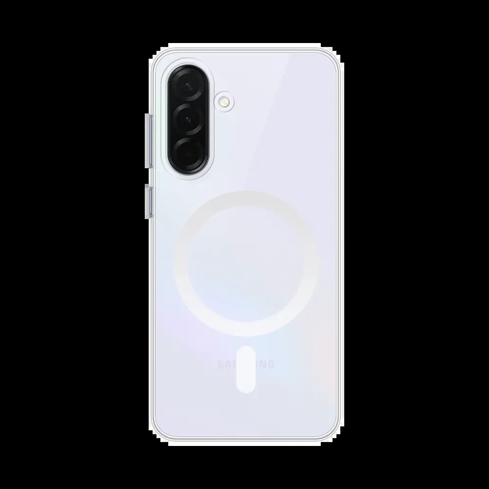 Coque MagSafe silicone transparente Samsung Galaxy A36 5G - Vue 2