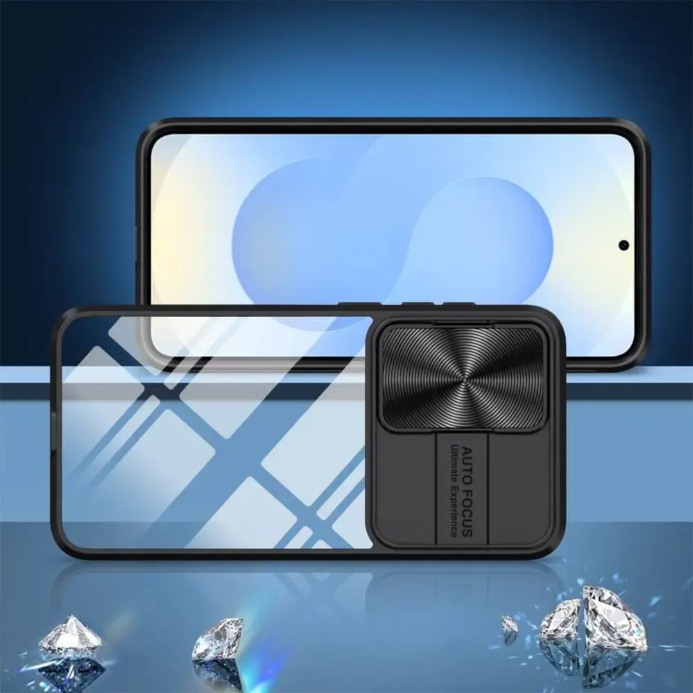Coque avec cache caméra Samsung Galaxy S25 - PROTECT IE027 Noir - Vue 2