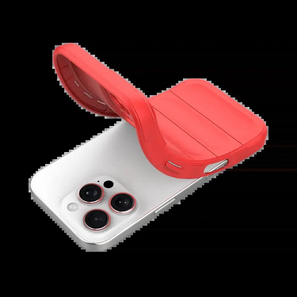 Coque de protection iPhone 16 Pro antichoc renforcée - PROTECT IX008 Rouge - Vue 3