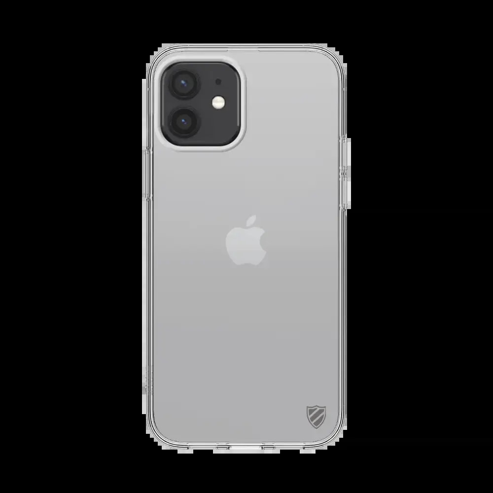 Coque silicone iPhone 12 / 12 Pro - PROTECT Transparent - Vue 2