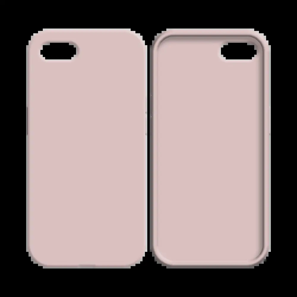 Coque silicone iPhone 7 / 8 / SE - Rose Gold - Vue 2