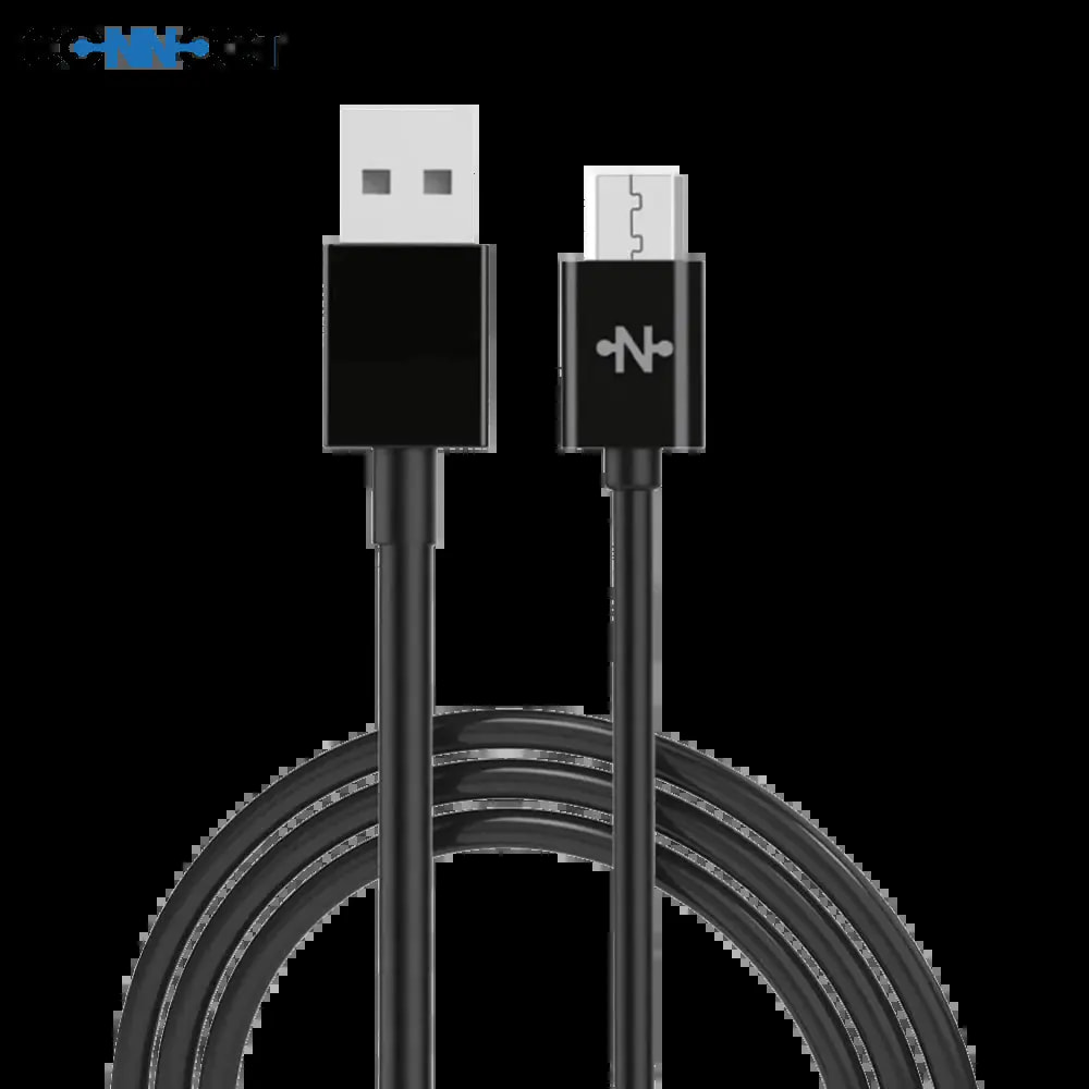 Câble Data USB vers Micro USB CONNECT (1m) Noir