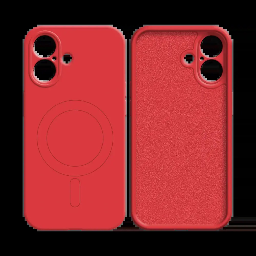 Coque de Protection PROTECT IZ001 pour Apple iPhone 16 Plus MagSafe Rouge - Vue 2