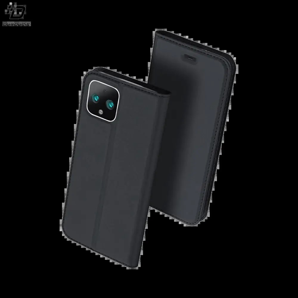 Housse folio Google Pixel 4 XL porte-carte - Dux Ducis Skin Pro Noir