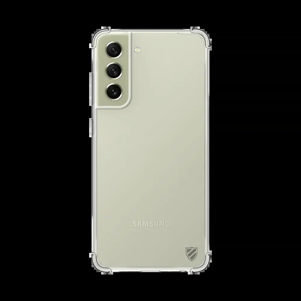 Coque antichoc renforcée transparente Samsung Galaxy S21 FE - silicone PROTECT - Vue 2