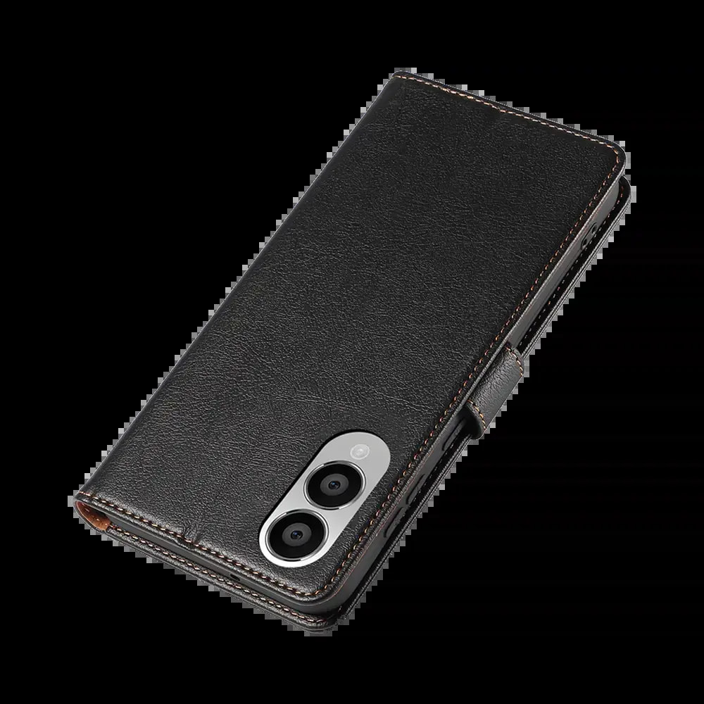 Housse folio anti-RFID Samsung Galaxy S25 Edge – PROTECT IP011 Noir - Vue 6