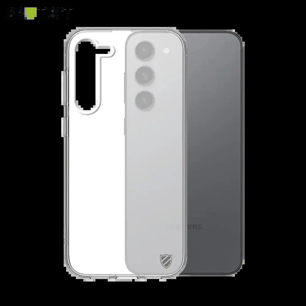 Coque Silicone PROTECT pour Samsung Galaxy S23+ 5G Transparent