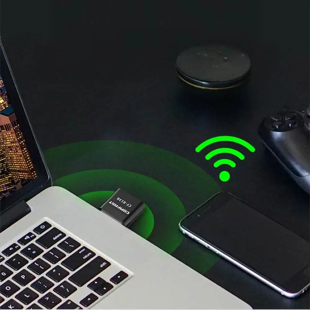 Clé Wifi Comfast Wifi 650 Mbps + Bluetooth  - Vue 2