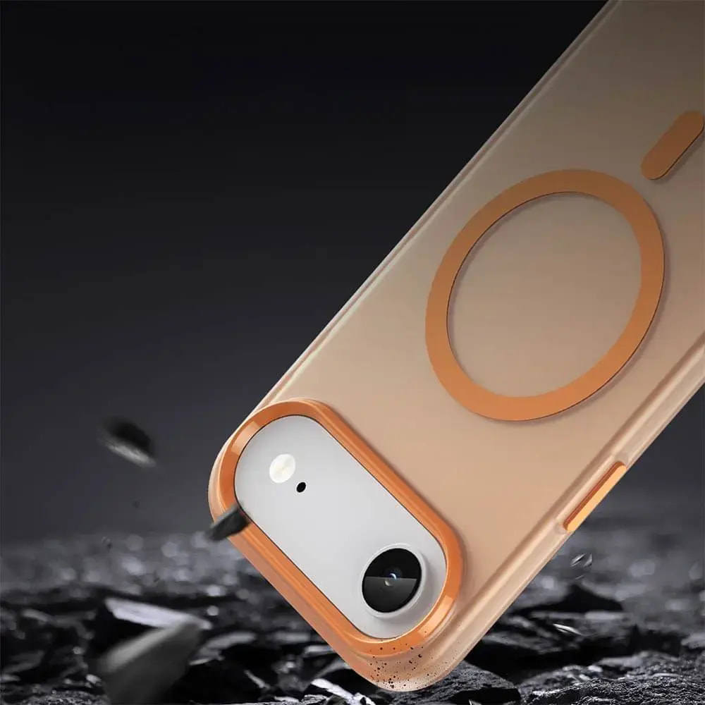 Coque MagSafe bi-matière iPhone Air - PROTECT MF-006 Orange - Vue 4